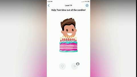 Easy Game - Help Tom blow out all the candles! - Level 19 solution