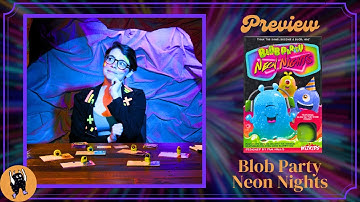 Blob Party Neon Nights | Board Game Preview