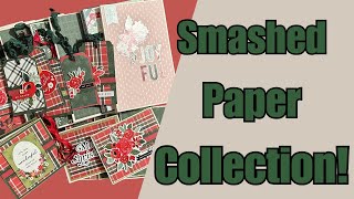 картинка: Коллекция бумаги Smashed Carta Bella Flora. #smashyourstash #cartabella #papercrafts