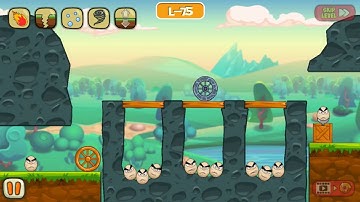 Disaster Will Strike 2 Puzzle Battle - Gameplay Walkthrough Level 51 - 75 (iOS, Android)