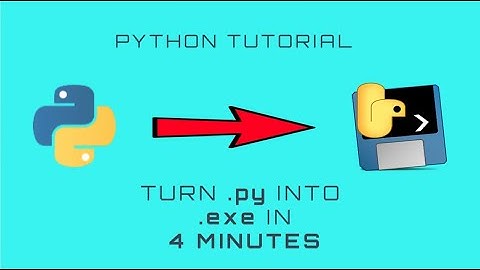 How To Turn Python Files Into Executables in 4 Minutes(Python Tutorial)