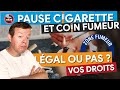 La pause cigarette au travail et les espaces fumeurs pas si simple  