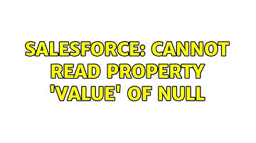 Salesforce: Cannot read property 