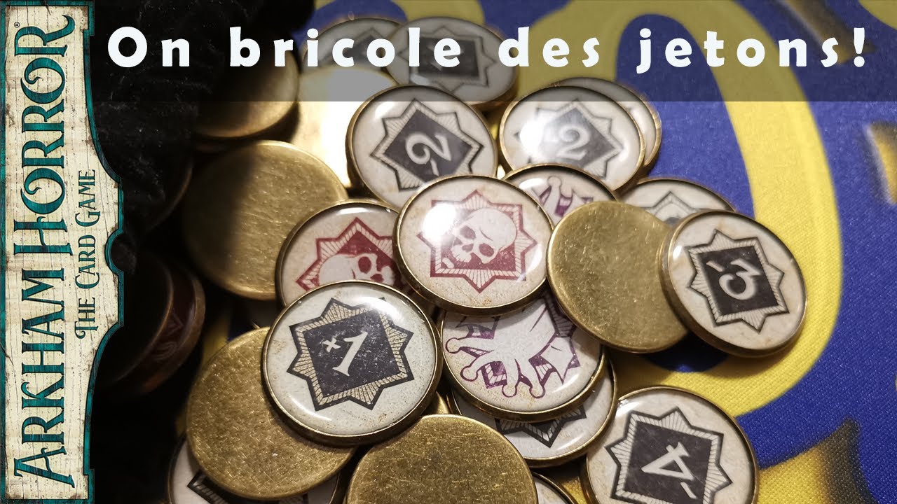 On bricole des jetons chaos pour Horreur à Arkham!