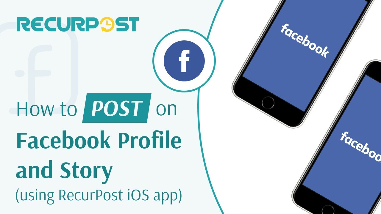 How to post on FB Profile using RecurPost iOS app