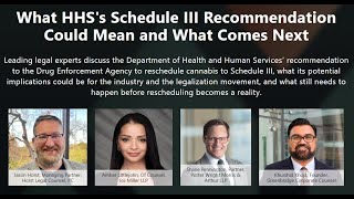 What HHS Schedule III Recommendation Could Mean and What Comes Next