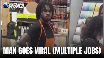 Man goes viral for working multiple random jobs, earns title 