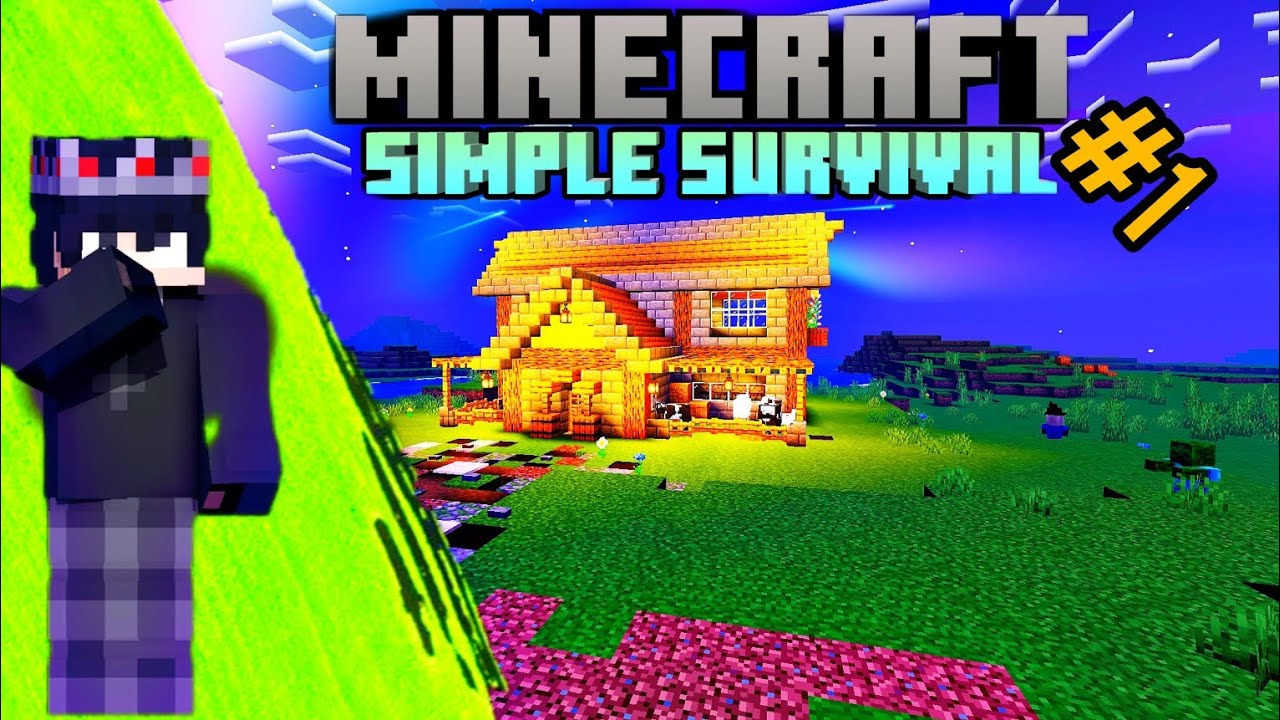 The Perfect Start In Survival World | MINECRAFT SURVIVAL SERIES - YouTube