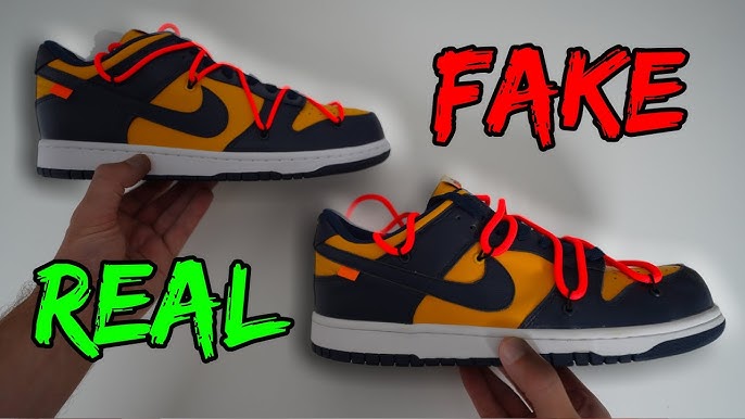 Off-White Nike Dunk Low Michigan Release Info + Photos