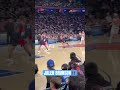 Jalen Brunson for THREE‼️ #nba #knicks #shorts #basketballshorts