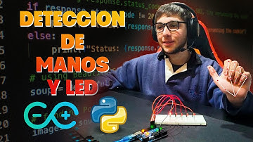 DETECTOR DE MANOS para ENCENDER LEDS! Con Python y Arduino | Matech