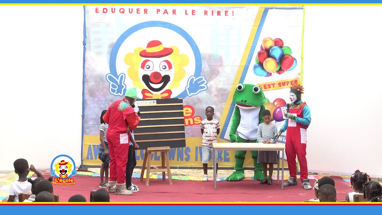 L' école des Woloclowns du 14 Décembre 2022 au Groupe scolaire Fraîche Rosée Les Cracks