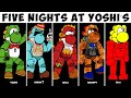 Five Nights at Yoshi's - All Characters & Jumpscares / Extras Mode