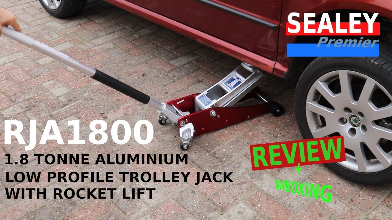 SEALEY RJA1800 1.8 tonne aluminum trolley jack