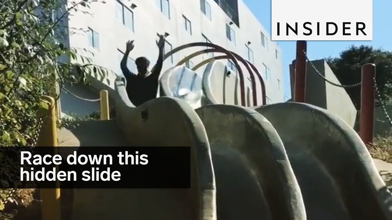 You Can Race Down A Hidden Slide In San Francisco YouTube