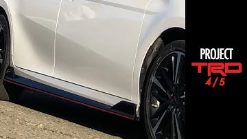 I INSTALLED CAMRY TRD SIDE SKIRTS!!! #PROJECTTRD | CAMRY XSE 2018 - 2023 |