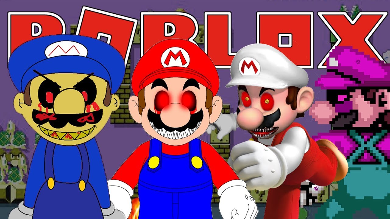 Every Mario Exe Roblox Adventures Roblox Gameplay Youtube