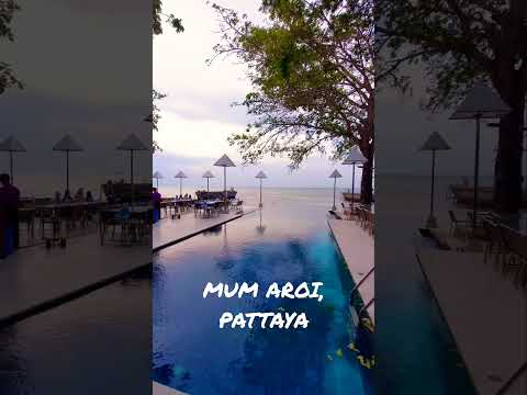 พัทยา Pattaya Sunset & Amazing Oceanview Restaurant ร้านอาหาร - Mum Aroi #shorts #amazing #travel