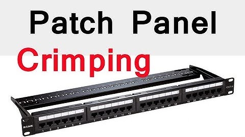 Cat6-24 Port Patch Panel Crimping || PRACTICAL || Tech Guru Manjit