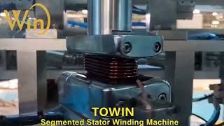 BLDC Motor Three-station Segmented Stator Automatic Winding Machine
