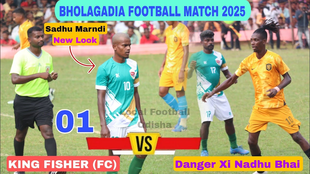 King Fisher FC Potka 🆚 Danger Xi Nadhu Bhai | Bholagadia Football Match 2025 | Local Football Odisha