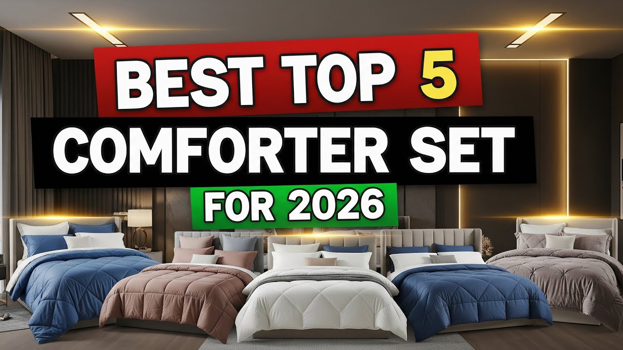 Best Top 5 Comforter Set For 2026 | Cozy & Stylish Bedding Picks