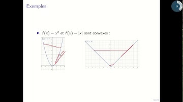 Cours10 : Optimisation linéaire sans contraintes : fonctions convexes