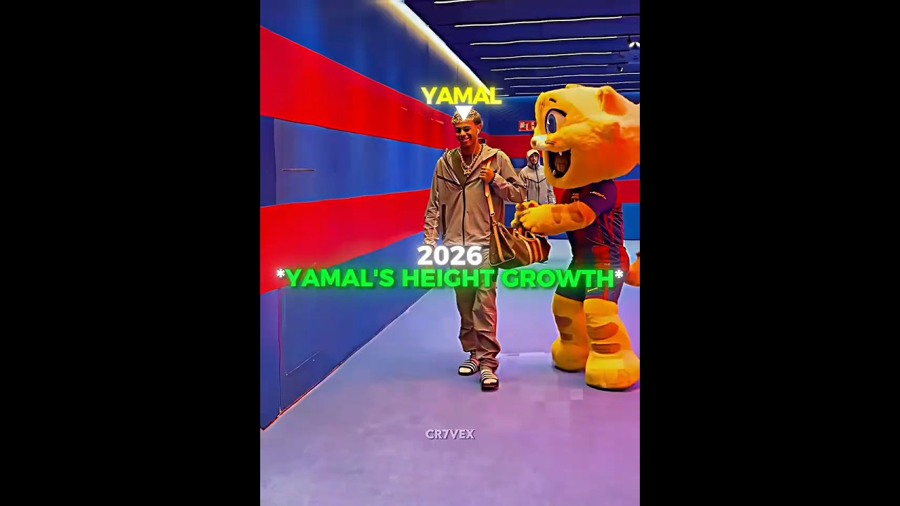 Yamal vs Ronaldo Jr. Height Growth 😳