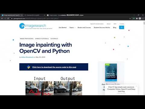 UAS PENGOLAH CITRA DIGITAL / APLIKASI IMAGE INPAINTING WITH OPENCV & PYTHON