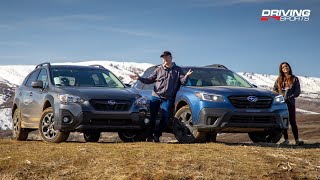 2021 Subaru Crosstrek Sport vs Outback Onyx XT  OffRoad Adventure Review