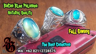 GEMSTONES UPDATE 19012022 - BATU BACAN KEMBANG MAJIKO DOKO PALAMEA IKAT PERAK HARGA TERJANGKAU