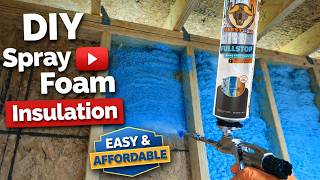 VIRAL DIY SPRAY FOAM - EASY & AFFORDABLE - BEEST USA FULL STOP SPRAY FOAM INSULATION