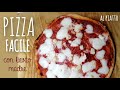 PIZZA  con lievito madre, pizza al piatto con descrizione dettagliata.