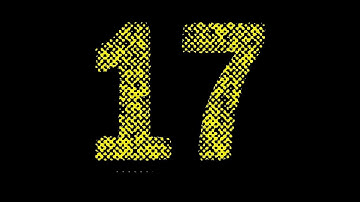 Learn Number 17 on 3d Color Balls | Sparta Square Halftone Effects (sponsored by preview2effects)