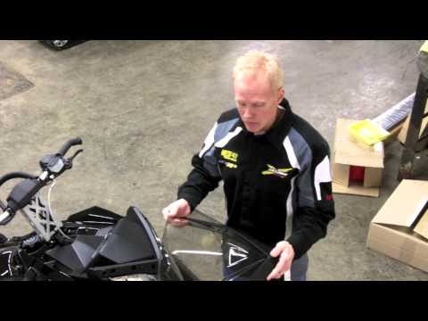 Ski-Doo Mountain Windshields, How to Install