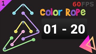 Color Rope Android Gameplay Level 1-20 screenshot 5