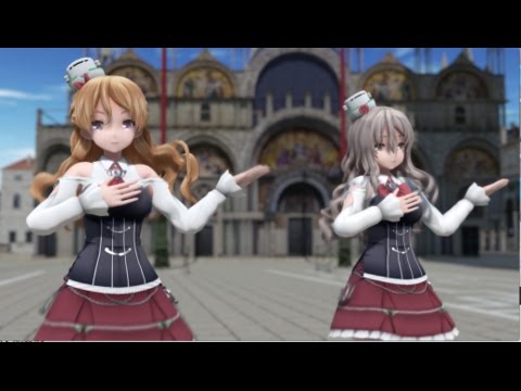 【MMD艦これ】つみ式 ZaraとPolaでGirls