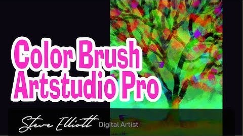 Color Brush and experimenting with blend modes in Artstudio Pro