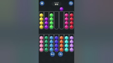 Ball Sort by Infinite Joy: Levels 809, 810