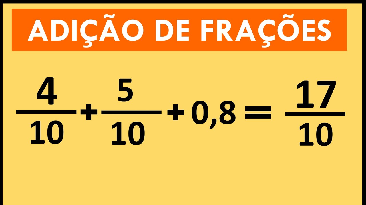 ADIÇÃO DE FRAÇÃO COM EXERCÍCIOS - YouTube