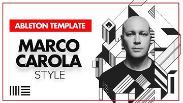 Ableton Live 11 Template for Tech House - Inspired by Marco Carola and Music On