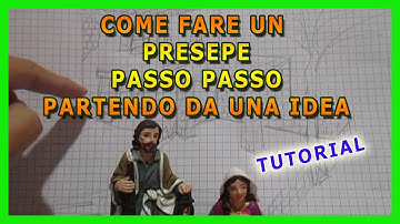 COME FARE PASSO PASSO UN PRESEPE PARTENDO DA UNA IDEA - Tutorial per chi è inesperto || Parte 1/6