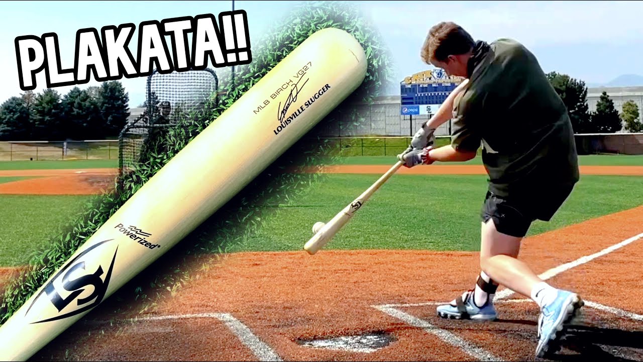 Hitting with VLADIMIR GUERRERO JR.s Louisville Slugger Birch VG27 - Wood Baseball Bat Reviews