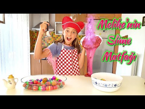 Melikenin Slime Mutfağı! Eğlenceli Slime Videosu
