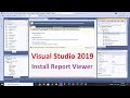 How to Download and Install Report Viewer for Visual Studio 2019