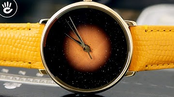 Đồng hồ Fossil #33 | Review đồng hồ Fossil ES4728 thiết kế mỏng chỉ dày 5mm mạ tone màu vàng nhạt