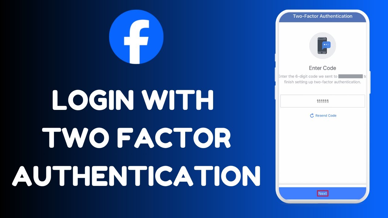 How to Login Facebook With Two Factor Authentication Code - YouTube