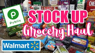 GROCERY HAUL | 2 WALMART GROCERY HAUL | PUBLIX GROCERY HAUL | IBOTTA DEALS | PREPPER PANTRY STOCK UP