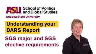 DARS SGS major and SGS elective requirements