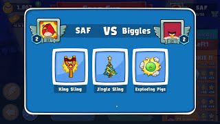 Angry Birds Friends. Star Cup Brawl! SAF vs Biggles. Passage from Sergey Fetisov